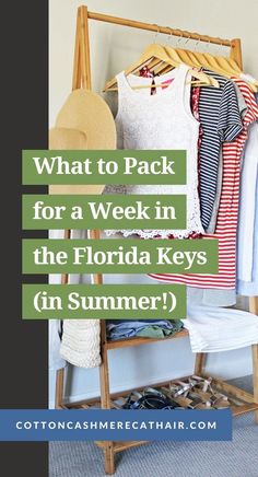 what to pack for a week in the florida keys in summer