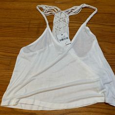 Forever 21 White Crop Top Braided/Design Back Size: Medium Brand New With Tags Stretch Cami Top For Beach Season, White Festival Tank Top, White Tank Crop Top For Vacation, Spring Vacation Tank Crop Top, Forever 21 Casual Summer Crop Top, Trendy Spring Festival Tank Top, Casual Tank Crop Top For Vacation, Trendy Tank Top For Beach Season Day Out, Forever 21 Cami Tops