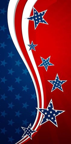 an american flag background with stars in the middle and red, white and blue colors