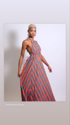 Perfect for that summer resort vacation or dress it uo with heels for a date witb the girls or dress down with flats for a day at the park or festival. African Print Maxi Dress, Prints Ideas, Day At The Park, Backless Maxi Dress, Resort Vacation, Vacation Dress, Dresses Xxl, African Prints, Backless Maxi Dresses