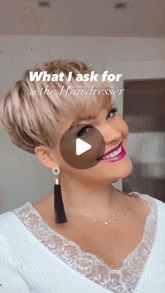 Pixie With An Undercut, Back Undercut Women, "bixie" Haircut Undercut, Round Face Pixie Haircut, Short Hair With Undercut Women, Under Cut For Woman, How To Style Short Hair Pixie Tutorials, Blonde Hair Undercut, Pixie Undercut Hairstyles