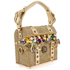 Secret Treasure Handbag - Top Handle Mary Frances Handbags, Novelty Handbags, Modern Handbag, Novelty Purses, Mary Frances, Top Handle Handbags, Novelty Bags, Beaded Handbag, Bag Trends