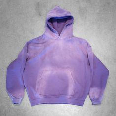 Galore Garments Collection: 400GSM Oversized Hoodie in Sunfaded Purple. Crafted from high-quality 400GSM cotton fabric, this unisex hoodie offers a slightly oversized fit that fits beautifully on any body type. Enhanced with a natural sunfade wash, it exudes a vintage charm that makes it an instant wardrobe staple. Made to Order. Shipping and Size Guide below. Cheap Purple Cotton Hoodie, Purple Hoodie Aesthetic, Light Purple Hoodie, Hoddies Outfits, Stylish Dp, Hoodie Aesthetic, Denim Cargo Pants, Purple Hoodie, Patched Jeans