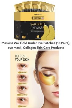 #BEAUTY, #RELATIONSHIPS #Fashion #Animals #Outfits #Winter Outfits #Animals Darkcircles Skincare, Eye Masks For Dark Circles, Collagen Skin Care, Gold Eye Mask, Dark Circles Under Eyes