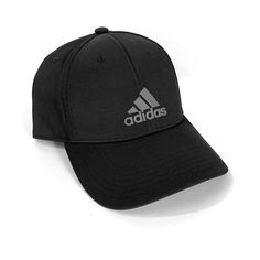 DETAILS: - Great-looking ADIDAS HAT for adults - Curved bill style with structured crown - Black with dark gray 3-bar logo on front and vertical adidas text on back - Smooth polyester/cotton/spandex dry fit material, "aeroready" technology - Adjustable strap, standard one size fits most men or women CONDITION: BRAND NEW with sticker inventory ID# 50221070TO3 Adidas Logo Six-panel Hat For Streetwear, Adidas Logo Six-panel Streetwear Hat, Adidas Logo Hat With Curved Visor For Streetwear, Adidas Six-panel Baseball Cap With Logo, Streetwear Adidas Logo Six-panel Hat, Adidas Logo Baseball Cap For Streetwear, Sporty Adidas Logo Snapback Baseball Cap, Sporty Adidas Logo Snapback Cap, Sporty Adidas Hats With Logo