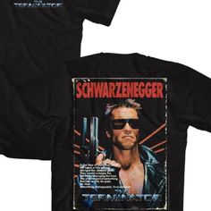 Terminator Poster T-Shirt Experience the ultimate fan gear with our Terminator Poster T-Shirt! Show off your love for the iconic movie with this unique and stylish t-shirt. Made with high-quality material, this must-have t-shirt is guaranteed to be a showstopper wherever you go. Get yours today and join the Terminator fan club! Officially Licensed 100% Cotton Short Sleeves Printed in the U.S.A. with eco-friendly inks Machine Washable Listed in adult unisex sizes ** This product ships direct from Black T-shirt With Front Print For Fan Events, Black T-shirt With Sublimation Print For Fan Events, Black Pop Culture Tops For Fan Events, Black Pop Culture T-shirt For Fan Events, Pop Culture T-shirt With Front Print For Fan Events, Band Merch Short Sleeve T-shirt For Fan Events, Retro Black T-shirt For Fan Conventions, Terminator Poster, T 1000 Terminator Art