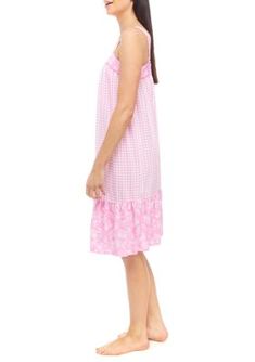 Elevate your sleepwear assortment with this printed nightgown from Crown & Ivy. | Crown & Ivy Women's Woven Rayon Sleeveless Printed Nightgown, Medium Ivy Crown, Woman Weaving, Night Gown, Ivy, Crown