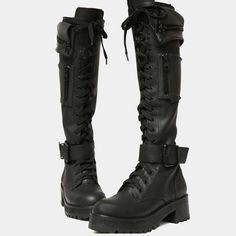 Techwear Boots | CYBER TECHWEAR® Emo Winter Platform Boots For Streetwear, Knee-high Grunge Boots For Streetwear, Grunge Knee-high Boots For Streetwear, Grunge Leather Knee-high Platform Boots, Grunge Knee-high Leather Platform Boots, Fall Punk Knee-high Platform Boots, Punk Knee-high Platform Boots For Fall, Emo Leather Moto Boots For Streetwear, Edgy Knee-high Boots For Streetwear