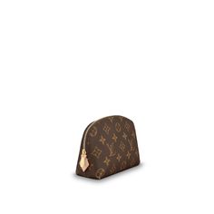 Louis Vuitton Cosmetic Pouch, Louis Vuitton Pouch, Large Makeup Bag, Monogrammed Leather, Cosmetic Pouch