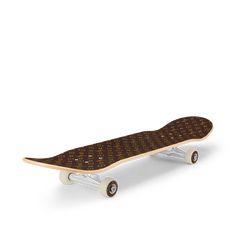 LOUIS VUITTON® - Skateboard And Strap - Silver Mirror Futuristic Aesthetic, Louis Vuitton Official Website, Classic Monogram, Silver Mirror, Wood Deck, Louis Vuitton Official, Home Sport, Silver Mirrors, Maple Wood