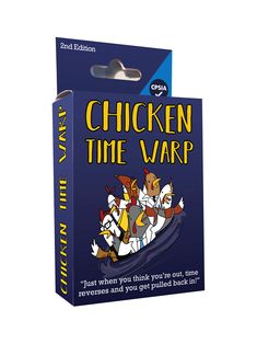 PRICES MAY VARY. The clock is ticking! Only one player will escape the time vortex! Chicken Time Warp is a kooky, fast-paced, elimination-style game that uses time travel to bring eliminated players back into the game over and over. Only the player who steals the Escape Pod card will win when the time is up! 🐔 WHAT IS IT? Chicken Chicken Time Warp is a party game for 3-6 players that takes around 30 minutes to play. 🐔 HOW'S IT DIFFERENT? It's a "last player standing wins" elimination style gam Time Travel Party, Escape Pod, Game For Adults, Monopoly Game, Fishing Cards, Color Puzzle, Kids' Games, Adult Party Games, Classic Board Games