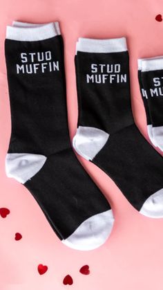 The perfect socks for your man and his little mini-mes. Only at littlemamashirtshop.com. Stud Muffin, Nurses Week, Your Man, Crew Socks, Mom Life, Everyday Wear, Socks, T Shirt