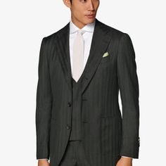 This refined double-breasted waistcoat is tailored slim with an 8-on-2 closure from pure wool. Wool Tuxedo With Double-breasted Button Fastening, Classic Three-piece Suit With Suit Collar For Spring, Elegant Double-breasted Wool Tuxedo, Wool Double-breasted Tuxedo Suit, Spring Business Three-piece Suit With Suit Collar, Luxury Double Breasted Business Suit For Spring, Tailored Double-breasted Three-piece Business Suit, Elegant Tailored Double-breasted Three-piece Suit, Classic Single Breasted Three-piece Suit For Spring