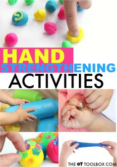 hand strengthing activities for toddlers to play with