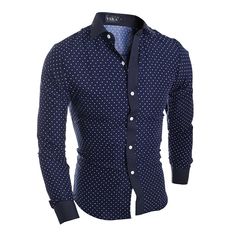 Season:Spring   Fall; Fabric:60% Cotton; Sleeve Length:Long Sleeve; Look After Me:Wet and Dry Cleaning,Washable; Gender:Men's; Style:Smart Casual,Elegant,Simple,Formal,Classic; Tops Type:Dress Shirt,Shirt,Button Up Shirt; Occasion:Back to Office,Daily,Wedding; Pattern:Polka Dot; Neckline:Turndown; Listing Date:04/17/2024; Bust:; Length:; Shoulder Width:; Sleeve: Elegant Smart Casual, Wedding Pattern, Robes Vintage, Popular Shirt, Fall Fabric, Slim Fit Shirt, Simple Elegant, Shirt Button, Style Classic