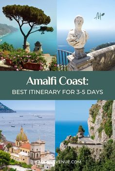 the amalfi coast best itinerary for 5 days