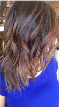 hair trends - brunette balayage highlights Brunette Balayage, Caramel Highlights, Ombré Hair, Balayage Highlights, Brunette Hair