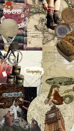 a collage of pictures with different things in them and the words,'great britain '