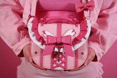 Cloth Drawing, Japanese Handbag, Magical Girl Aesthetic, Demon Wings, Blue Outfits, My Style Bags, Classic Color Palette, Pretty Sandals, Pink Berry