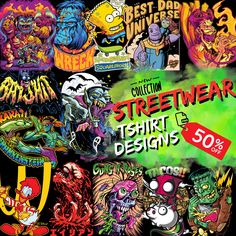 the simpsons streetwear shirt designs are on sale