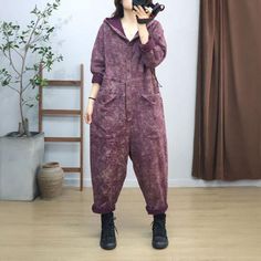 Comfortable, One of Kind. Jumpsuits online shop,|Street|Denim|Solid Color|Full Length|Pocket|Pullover|Loose|Female|Red|Grape|Coffee|Bean Green|Black|One Size|Spring/Fall|Hand Wash Casual Black Denim Jumpsuit, Cotton Dungaree, Denim Patterns, Jumpsuit Online, Casual Jumpsuit, Denim Cotton, Denim Overalls, Jumpsuits For Women, Wide Leg Pants