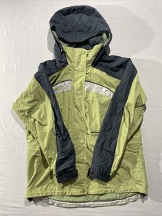 womens Colombia Sportswear all weather jacket Waterproof. Condition is “Pre-Owned”. has a few stains in front shown in pictures. Sports Weatherproof Long Sleeve Windbreaker, Long Sleeve Windproof Raincoat For Sports, Sporty Weatherproof Windbreaker For Cold Weather, Sporty Raincoat For Winter Sports, Sporty Windproof Raincoat For Sports, Sports Raincoat With Detachable Hood, Sporty Green Waterproof Raincoat, Green Waterproof Sporty Raincoat, Green Sporty Outdoor Raincoat