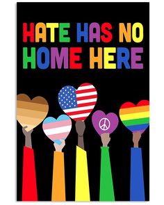 Lgbt Pride Month Poster Room Wall Art   Lgbt   Hate   No Home Poster Custom Pride Month Poster, Lgbtq Poster, Lgbt Poster, Holiday Memes, Pride Stuff, 2024 Inspiration, Trending 2024