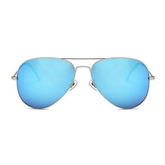 The best polarized sunglasses you'll ever have. Whether you want to protect your eyes from the sun or ultraviolet rays; or look stylish while enjoying outdoor activities - Bamblue Glasses will have you covered. Packaged in an eco-friendly bamboo case, the Blue Aviator Sunglasses features stylish and lightweight silver metal frames, made with quality blue polarized lenses. Comfortable fit suitable for both men and women. 100% UVA and UVB ray protection Polarized lenses designed to filter out ambi Trendy Blue Sunglasses For Outdoor Activities, Blue Polarized Shield Sunglasses For The Beach, Blue Sunglasses For Summer Outdoor Activities, Blue Aviator Sunglasses With Uva Protection, Blue Aviator Sunglasses With Uva Protection For Outdoor, Blue Aviator Sunglasses With Tinted Lenses For Beach, Blue Polarized Sunglasses For Vacation, Blue Anti-reflective Aviator Sunglasses, Blue Tinted Aviator Sunglasses For Beach