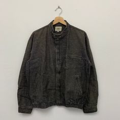 "Edwin Workwear Denim Jacket Size : fit Medium Measurement Armpit : 23\" Shoulder to bottom : 24.5\" Sleeve length from shoulder : 29\" *Great used condition. *No holes and stains. *A bit faded at shoulder. *Full zip jacket. *Overall condition is 8/10. *Weight : 700g" Casual Pre-washed Cotton Outerwear, Vintage Washed Outerwear For Streetwear, Vintage Washed Black Outerwear For Spring, Rugged Cotton Utility Jacket For Streetwear, Casual Acid Wash Cotton Outerwear, Casual Washed Utility Jacket For Streetwear, Rugged Dark Wash Cotton Outerwear, Vintage Washed Black Long Sleeve Denim Jacket, Stonewashed Cotton Long Sleeve Outerwear