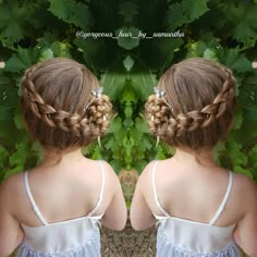 121 Likes, 26 Comments - Samantha (@gorgeous_hair_by_samantha) on Instagram: “Dutch braid into a flower on M. A quick back to school style . . #cutegirlshairstyle…” Wedding Hairstyles For Kids, Sweethearts Hair Design, Junior Bridesmaid Hair, Bridesmaid Hair Braid, Communion Hair, Communion Hairstyles, Girl Hair Dos, Flower Girl Hair, Braid Inspiration