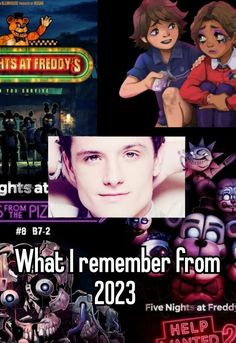 the poster for what i remember from 2012, featuring five nights at friday's