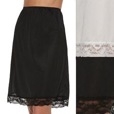 Elegant Lace Bottoms With Elastic Waistband, Elegant Lace Bottoms For Daywear, Elegant Loungewear Bottoms With Lace Trim, Elegant Lace Trim Bottoms For Loungewear, Elegant Lounge Bottoms With Lace Trim, Stretch Slip For Daywear In Summer, Stretch Slip For Summer Daywear, Stretch Lace Trim Slip For Daywear, Stretch Mid-thigh Length Bottoms With Lace Trim