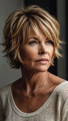 Shorter Hairstyles, Short Shag Haircuts, Seamless Hair Extensions, Short Haircut Styles, Layered Haircuts For Medium Hair, Shag Haircuts, Short Hair Lengths, Layered Bobs, Chin Length Hair