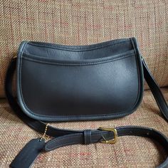 This Little Bag Is In Great Condition. It Is So Soft, It Barely Has Any Scratches. No Bad Smells. It Really Is A Collector Bag. Comes With Hangtag. About 8.5" By 5.5" Classic Pouch Satchel For Errands, Classic Coach Pouch Bag, Coach Leather-lined Crossbody Bag, Classic Saddle Bag For Errands, Black Coach Bag With Leather Lining, Coach Leather Crossbody Bag, Coach Evening Bags With Leather Lining, Bags Vintage, Vintage Coach