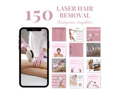 Struggling with social media marketing in your laser business? Unsure how to attract new clients to your laser hair removal clinic?  Facing challenges in creating educational and promotional laser hair removal content on Instagram?  If you answered 'yes' three times, I have a solution for you! 🙌 INTRODUCING THE ULTIMATE SOLUTION: Enter Laser Hair Removal Instagram Templates -- the transformative solution for epilation clinics & laser technicians! Effortlessly inform, captivate, and entice new c Laser Hair Removal Marketing, Laser Business, Laser Clinics, Ipl Hair Removal, Facing Challenges, Social Media Templates, Laser Hair, Laser Hair Removal, Esthetician