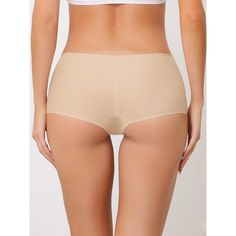 Introducing this mid-waist ice silk high elastic non-marking panty- the epitome of comfort, functionality, and style. The soft and smooth ice silk fabric feels luxurious against your skin, offering a heavenly wearing experience all day long. The boy shorts offer excellent breathability, allowing air to circulate and keeping you cool and dry even during intense workouts or hot summer days. The designer understands the importance of an unlined look. That's why these panties have a no-show design t Womens Boxer, Boxer Pants, Hem Style, Low Waisted, Intense Workout, Chic Woman, Boxer Briefs, Boy Shorts, Feel Confident