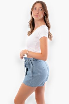 Introducing the Camila Braided Denim Wrap Skort  - your new go-to for summer festivals! This soft denim skort is the perfect blend of style and comfort, keeping you feelin' cute and free all day long. Crafted with care using an 85% cotton and 15% polyester blend, our Braided Denim Wrap Skort rocks a unique braided waist tie and a trendy wrap-style that'll have heads turning your way. That braided hem detail is just chef's kiss ! This skort is all about being comfy and stylish while soaking up th Braided Denim, Summer Fest, Wrap Skort, Denim Skort, Summer Festivals, Skirt Shorts, Summer Festival, Fashion Essentials, Waist Tie