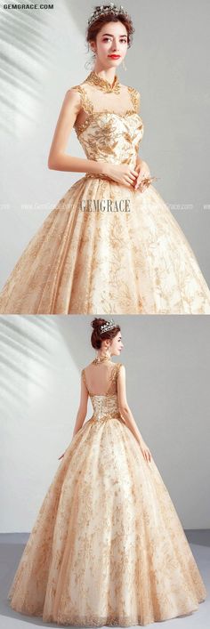 Prom Dresses Sparkly, Champagne Prom Dress, Sparkly Prom Dresses, Formal Prom Dress, Dresses Quinceanera, Gown Prom, Ball Gowns Prom, Prom Dresses Ball Gown, Gown Wedding