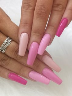 Pink Colour Swatch, Pink Nail Colors, Nails Pink, Pink Vibes, Pink Colour