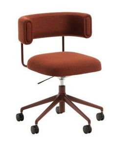 Amelie DP TS Office Chair by Midj - Bauhaus 2 Your House Classic Side Table, Convertible Coffee Table, Convertible Table, Milan Furniture, Cantilever Chair, Bentwood Chairs, Bookcase Sideboard, Swivel Office Chair, Stacking Chairs