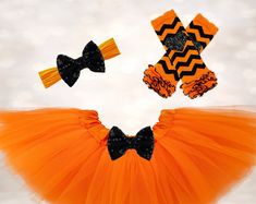 Candy Corn Outfit for Baby Girls - Etsy Girls Football Outfit, Toddler Football, Girls Christmas Outfits, Selling Handmade Items, Tutus For Girls