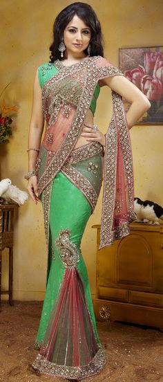 Luv Sari Lehenga, Lehenga Style Saree, Bengali Saree, Indian Designer Sarees, Wedding Indian, Lehenga Style, Indian Dress