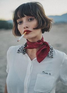 Short Hair 40, Bobbed Hairstyles With Fringe, Trendy We Fryzurach, Bridget Bardot, Kristin Kreuk, Model Pose, Riot Grrrl, Bob With Bangs