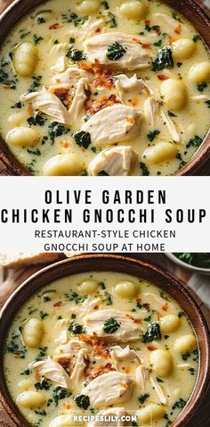 Tomato Soup Gnocchi, Olive Garden Chicken Gnocchi Soup Slow Roasted Italian, Broccoli Cheese Soup With Gnocchi, Italian Gnocchi Recipes Dinners, Beef Gnocchi Soup Recipes, Homey Dinners Comfort Foods, Creamy Chicken Gnocchi Soup Olive Garden, Chicken Stew With Gnocchi, French Onion Gnocchi Soup Delish