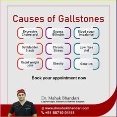 Gallstones can form when there is an imbalance in the substances that make up bile. The primary causes of gallstones include: 1) Excess Cholesterol 2) Bile Imbalance 3) Obesity 4) Genetics 5) Rapid Weight Loss 6) Gender and Age 7) Diet 8) Certain Medical Conditions 9) Prolonged Fasting 10) Pregnancy Hormonal Changes #ListenToYourBody #HealthAwareness #Gallstones #BiliaryHealth #GallbladderStones #GallstoneRemoval #SurgeryOptions #GallstoneAwareness #DigestiveDisorders #Cholecystectomy Prolonged Fasting, Gallbladder Stones, Surgery Doctor, Laparoscopic Surgery, Hormonal Changes, Health Awareness, Medical Conditions, Fitness Diet, Surgery