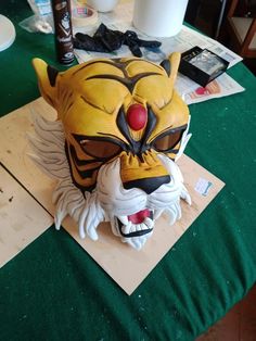 TigerMask the Second anime cosplay mask wearable. integral Files and split part easy to print in a standard 20x20x20cm fdm 3d printer. 3D printable with a normal 20x20x20cm FDM 3D printer. head size 60 cm crf. This is done with my ender3. Cosplay Mask, 3d Printable, Anime Cosplay, Mens Costumes, 3d Printer, Cosplay Anime, Favorite Outfit, Two By Two, Split