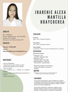 a professional cvn resume with an image of a woman's face on it