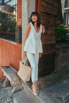 Casual Night Out Outfit, Casual Weekend Outfit, Style Désinvolte Chic, Linen Fashion, Summer Fashion Outfits, Business Casual Outfits, Casual Style Outfits, Spring Summer Outfits