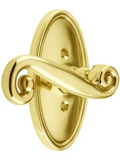 an image of a golden door handle