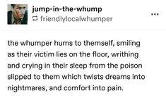 an image of a text message that reads jump - in - the - whimmp